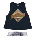 Professor Longhair New Orleans Piano Racerback Crop Top - Women's