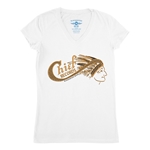 Chief Records V-Neck T Shirt - Women's