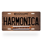 Harmonica License Plate