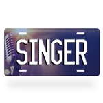 Singer License Plate