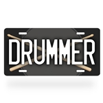 Drummer License Plate