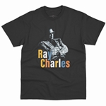 Ray Charles Stereo T-Shirt - Classic Heavy Cotton