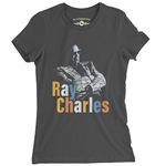 Ray Charles Stereo Ladies T Shirt
