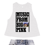 The Band Music From Big Pink Racerback Crop Top - Women's