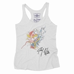 Johnny Winter Screamin Demon Tattoo Racerback Tank - Women's