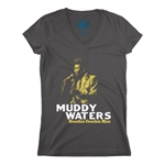 Muddy Waters Hoochie Coochie Man V-Neck T Shirt - Women's