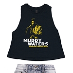 Muddy Waters Hoochie Coochie Man Racerback Crop Top - Women's