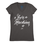 Cheech and Chong's Up In Smoke Love Machine V-Neck T Shirt - Women's