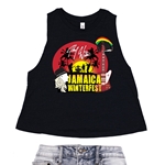 Johnny Winter's Jamaica Winterfest Racerback Crop Top - Women's