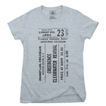 CCR Concert Ticket Ladies T Shirt - Relaxed Fit