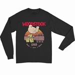 Bird & Guitar Woodstock Long Sleeve T-Shirt