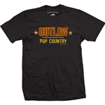 OUTLAW! Pop Country Music T-Shirt - Classic Heavy Cotton
