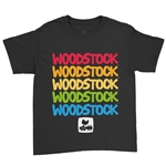 Woodstock Rainbow Youth T-Shirt - Lightweight Vintage Children & Toddlers