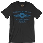 Bluescentric Blues Soul Rock n Roll T-Shirt - Lightweight Vintage Style