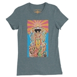 Jimi Hendrix Axis Bold as Love Ladies T Shirt - Relaxed Fit