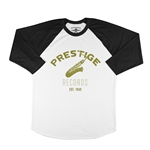 CLOSEOUT Prestige Records Saxophone Baseball T-Shirt