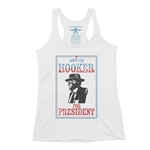 Official John Lee Hooker for President Racerback Tank - Women's