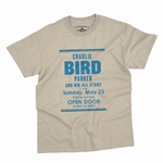 Charlie "Bird" Parker Concert T-Shirt - Classic Heavy Cotton