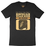 Willie Dixon & Memphis Slim in Paris T-Shirt - Lightweight Vintage Style