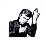 David Bowie Heroes Enamel Pin