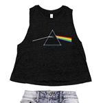 Pink Floyd The Dark Side of the Moon Racerback Crop Top - Women's