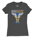 Music is Medicine Ladies T Shirt