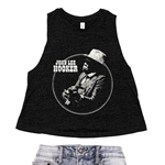 John Lee Hooker Circle Racerback Crop Top - Women's