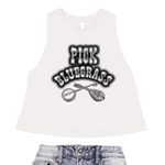 Pick Bluegrass Mother of Pearl Racerback Crop Top - Women's