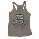Pick Bluegrass Mother of Pearl Racerback Tank - Women's