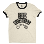Pick Bluegrass Mother of Pearl Ringer T-Shirt