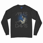 Graphic Miles Davis Blue Aura Long Sleeve T-Shirt