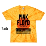 Youth Small Batch Pink Floyd Live at Pompeii Tie-Dye T-Shirt - Naples Yellow