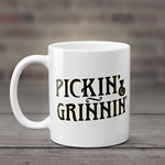 Pickin' & Grinnin Bluegrass Coffee Mug