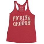 Pickin' & Grinnin' Bluegrass Racerback Tank - Women's