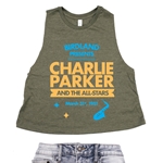 Charlie Parker at Birdland Racerback Crop Top - Women's