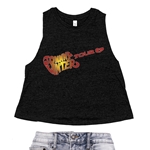 Johnny Winter 1983 Tour Racerback Crop Top - Women's