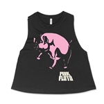 Pink Floyd Algie Pig Racerback Crop Top - Women's