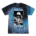 Small Batch John Lee Hooker Santa Cruz Tie-Dye T-Shirt - Bluesy Blue