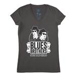 Blues Brothers Sweet Home Chicago V-Neck T Shirt - Women's