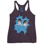 The Blues Brothers Blue Burst Tour Racerback Tank - Women's