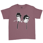 The Blues Brothers Silhouette Youth T-Shirt - Lightweight Vintage Children