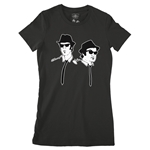 The Blues Brothers Silhouette Ladies T Shirt - Relaxed Fit