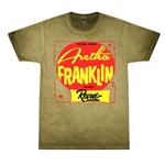 The Aretha Franklin Revue T-Shirt - Black Mineral Wash