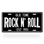 Rock n Roll License Plate