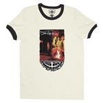 Jimi Hendrix Burning Guitar Ringer T-Shirt
