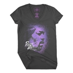 Jimi Hendrix Purple Haze V-Neck T Shirt - Women's