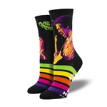 Women's Psychedelic Rainbow Jimi Hendrix Experience Socks