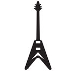 Flying V Guitar Vinyl Decal