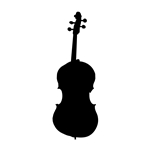 Violin Vinyl Decal