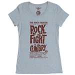 Rock Fight of the Century Cheech and Chong Ladies T Shirt - Relaxed Fit